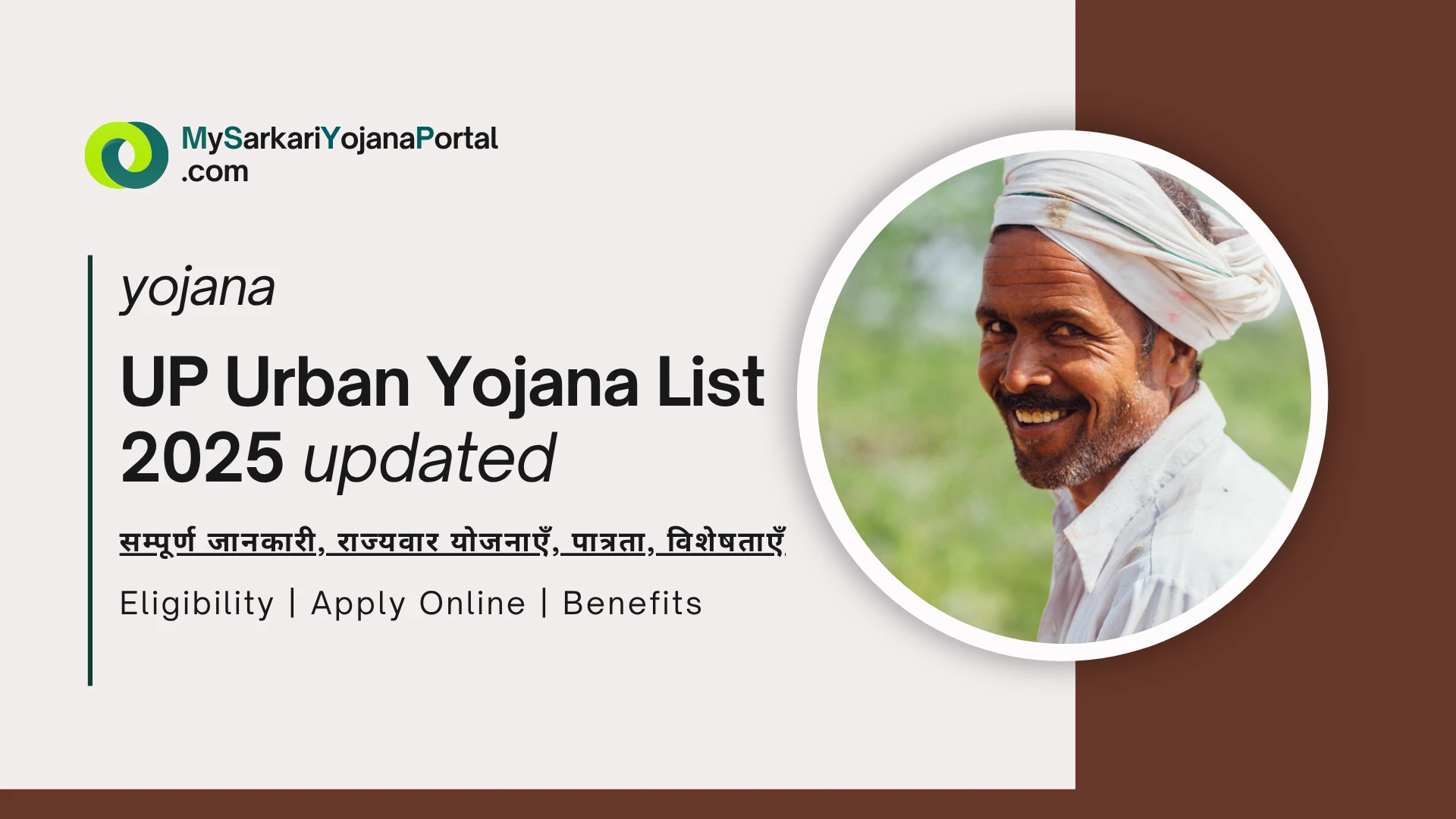 UP Urban Yojana List 2025 – Rozgar, Smart City Schemes